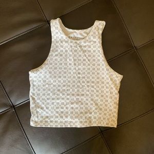 Aeropostale white crop top